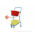 Wire Cold Metal Grocery Cart Collapsible Shopping Cart For